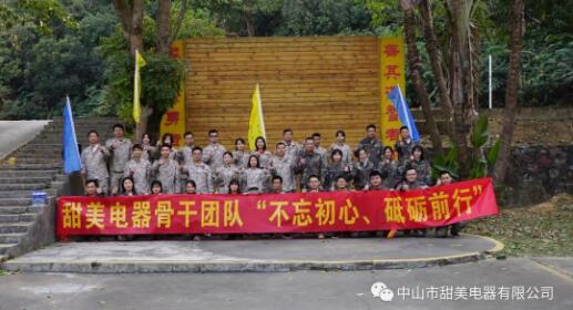 凝心聚力，再創(chuàng)輝煌！熱烈祝賀甜美電器2020年終述職暨骨干團隊拓展等活動圓滿舉行